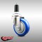 Service Caster 4 Inch 316SS Blue Polyurethane Wheel Swivel 1-3/8 Inch Expanding Stem Caster SCC-SS316EX20S414-PPUB-BLUE-138 - alternate 4